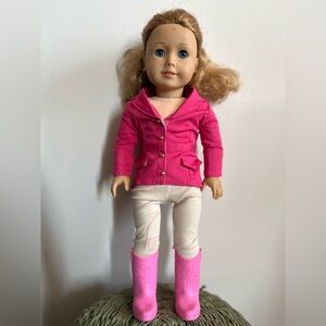 American Girl 2013 Equestrian Doll with Blue Eyes and Honey Blonde Hair